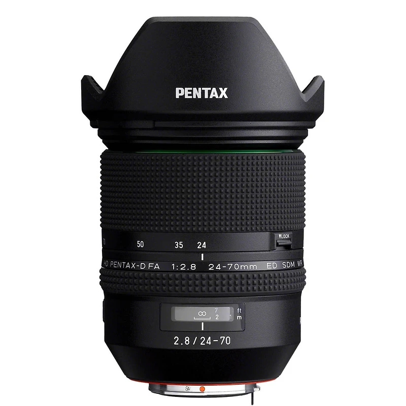 Pentax Hd D-fa 24-70mm f/2.8 Ed Sdm Wr Lens, Bundle with Hoya 82mm Uv and Cpl Filters