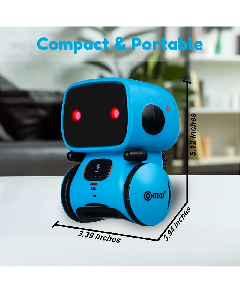 Contixo R1 Interactive Robot Toy, Voice Control, Dancing, Singing, Ages 3-8