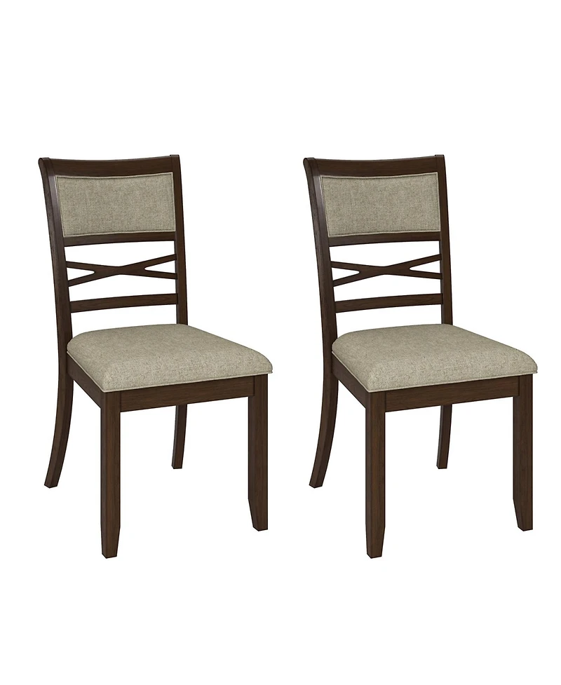 Felix Transitional Solid Wood Dining Chair(Set of 2)