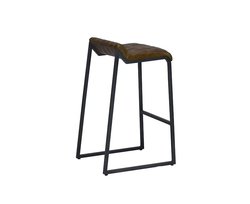Iron Backless Counter Height Bar Chair for Kitchen or Home Bar
