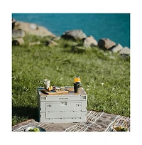 Naturehike Collapsible Storage Box, 23L Car Trunk Storage Box, Foldable Heavy-Duty Plastic Organizer with Lid, Portable Camping & Home Crate