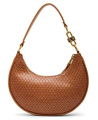 Steve Madden Lohan-w Embossed Woven Small Hobo Bag