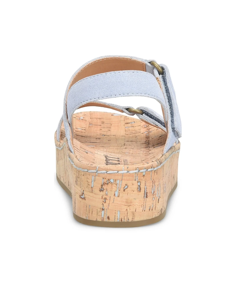 Born Women's Sloan Round Toe Wedge Sandals