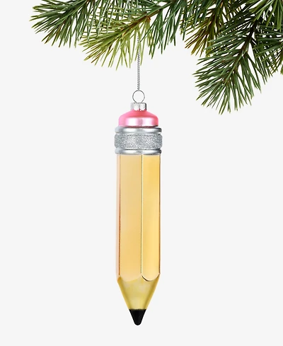 Holiday Lane Eclectic Charm Glass Pencil Ornament, Macy's Exclusive