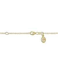 Effy Blue Topaz (8-1/3 ct. t.w.) & Diamond (1/10 ct. tw.) Wrap Pendant Necklace in 14k Gold, 17" + 1" extender