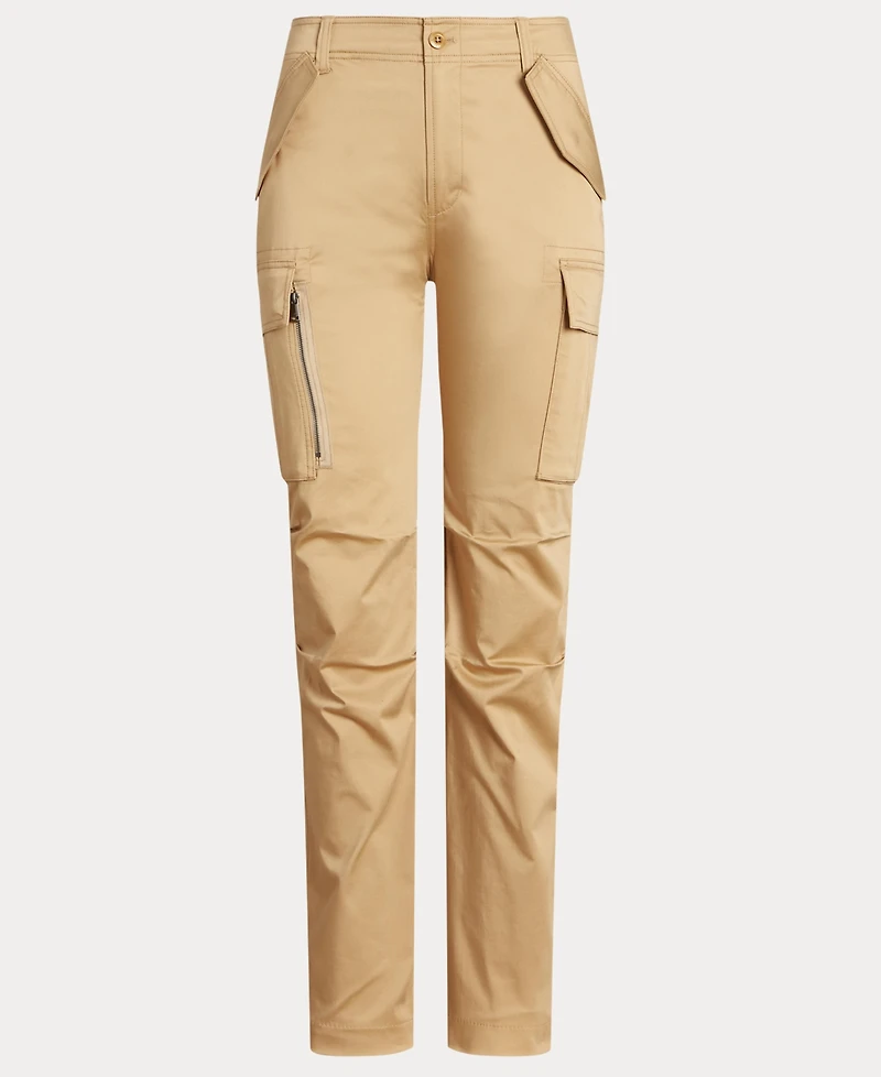 Lauren Ralph Women's Cotton Sateen Cargo Pant