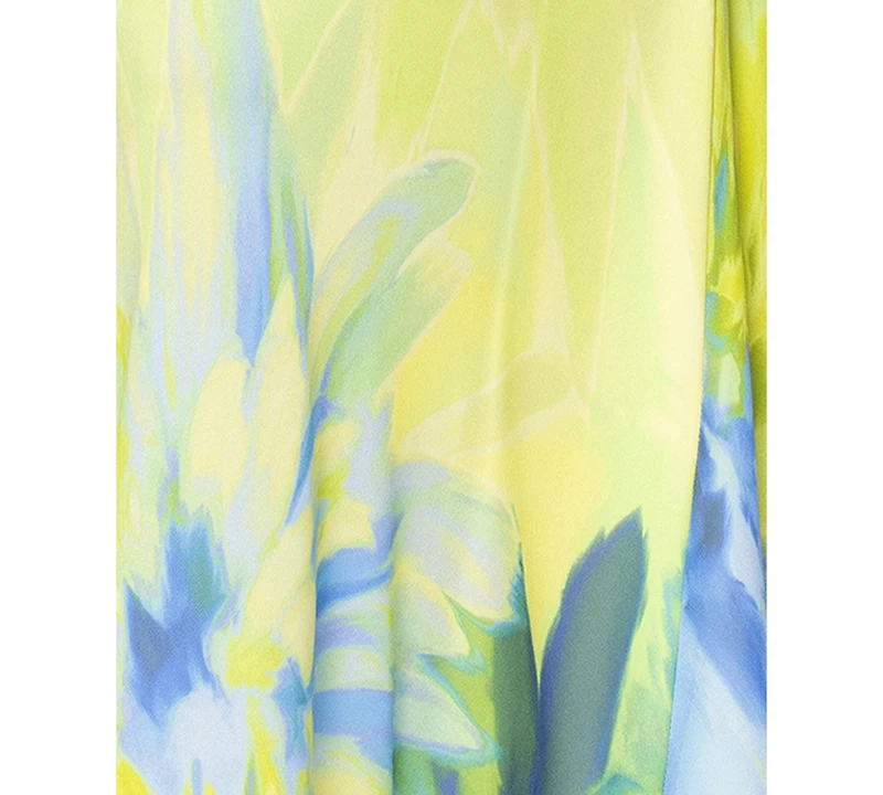 Betsy & Adam Petite Chiffon Cowlneck Sheath Dress