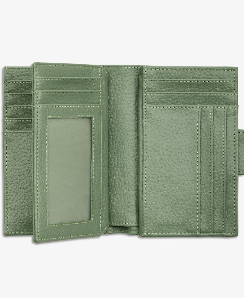 Giani Bernini Softy Leather Framed Colorblock Wallet, Created for Macy's