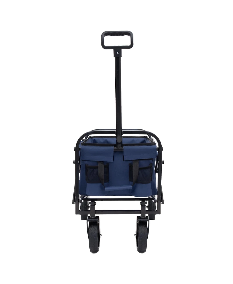 Streamdale Collapsible Utility Wagon with Liners Camping, Beach, Groceries