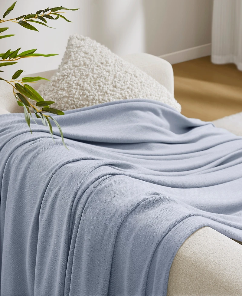 Madison Park Lightweight Breathable Natural Cooling Blanket