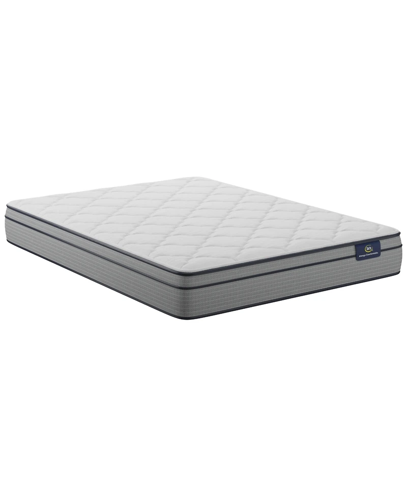 Closeout! Serta Flowering Cherry 9.5" Medium Euro-Top Mattress