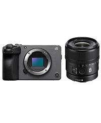 Sony Sony FX30 Super 35 Cinema Line Camera with Sony E 15mm f/1.4 G Lens & Slinger Multi-Device Shoulder Bag, Extra Battery, Sd Card