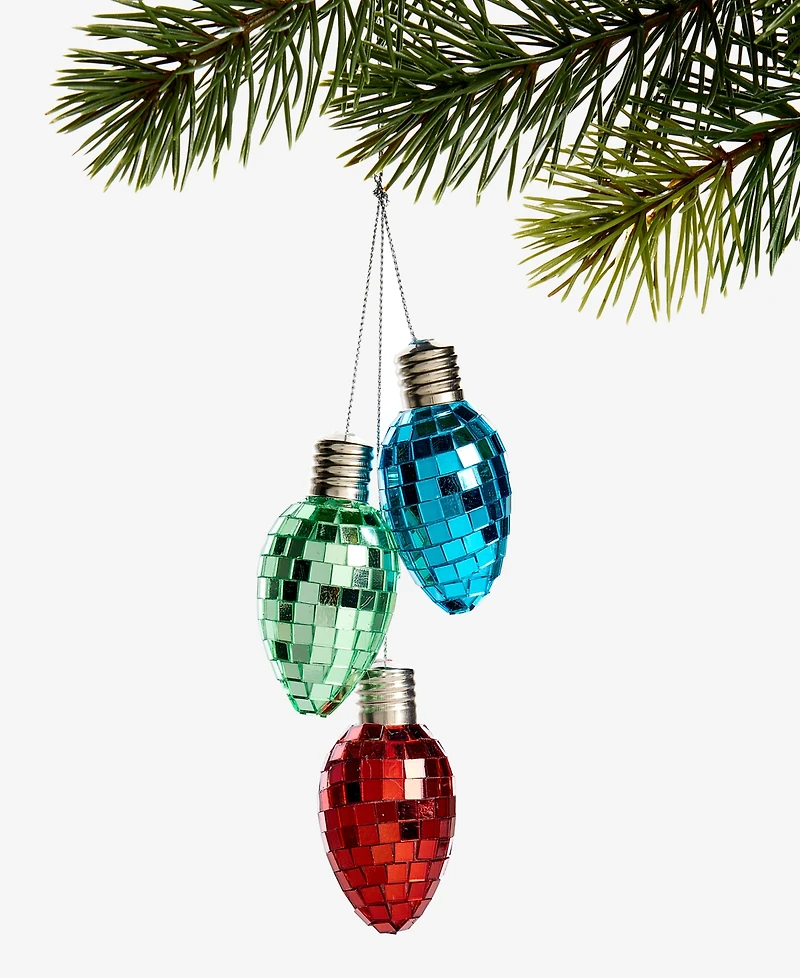 Holiday Lane Merry Magic Christmas Light Bulbs Ornament, Macy's Exclusive