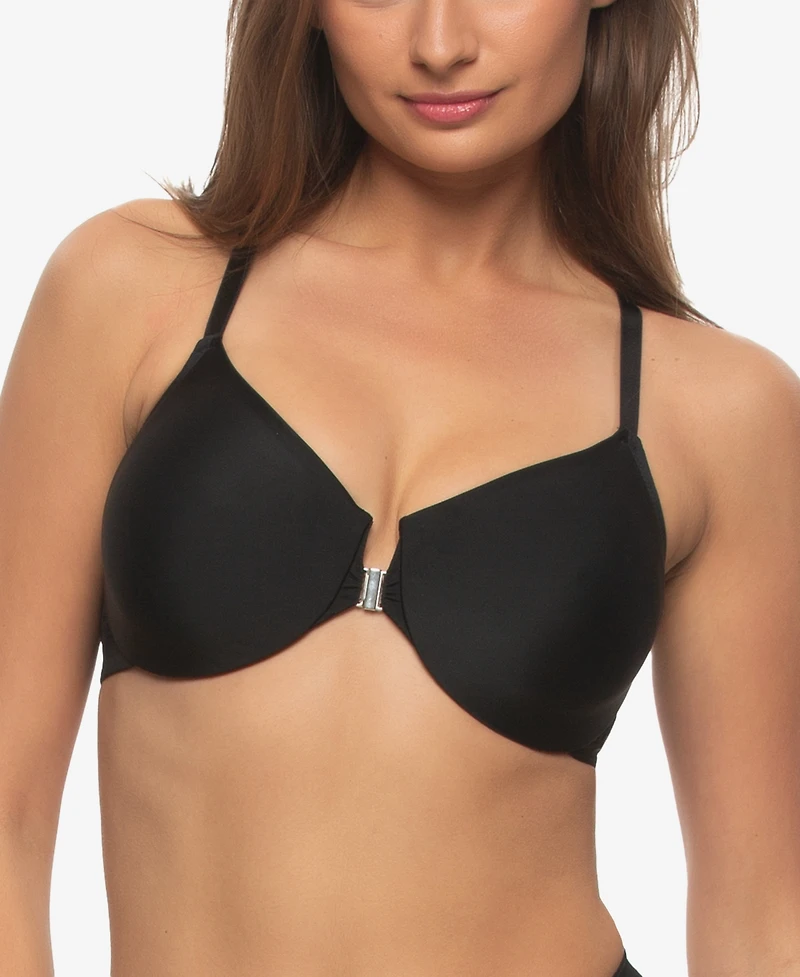 Paramour Women's Tempting Unlined Front Close Minimizer Bra