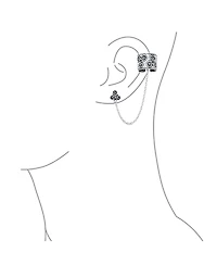 Bling Jewelry Set of 2 Celtic Viking Ear Cuff Cartilage Swirl Trinity Triskele Wrap Earrings