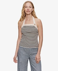 Sanctuary Women's Sunkissed Rib Halter Neck Top
