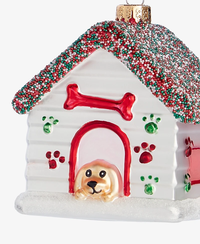 Holiday Lane Pets Dog House Ornament, Macy's Exclusive