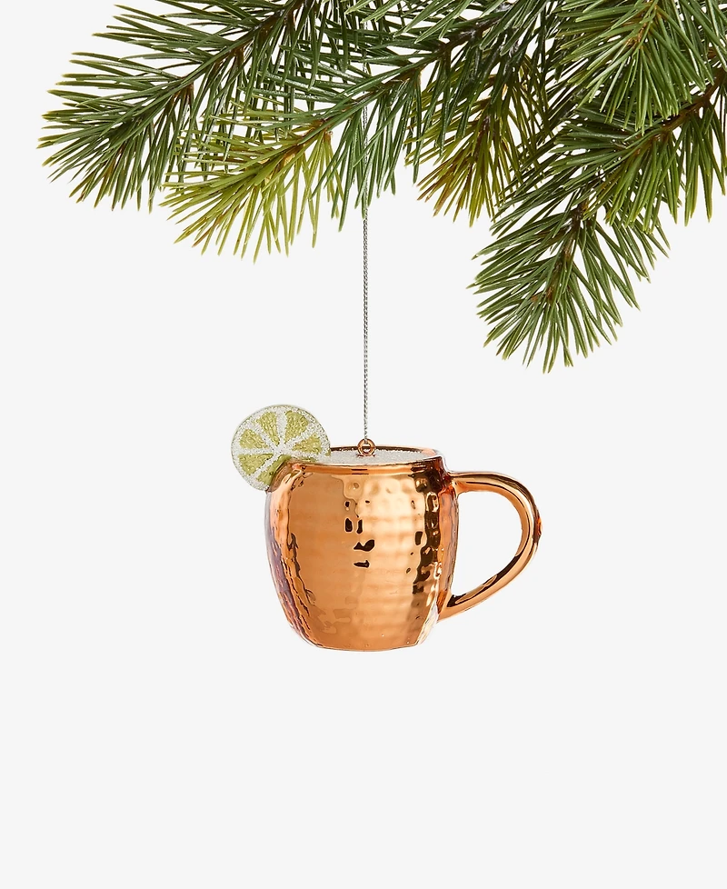 Holiday Lane Spirits Glass Mule Mug Ornament, Macy's Exclusive