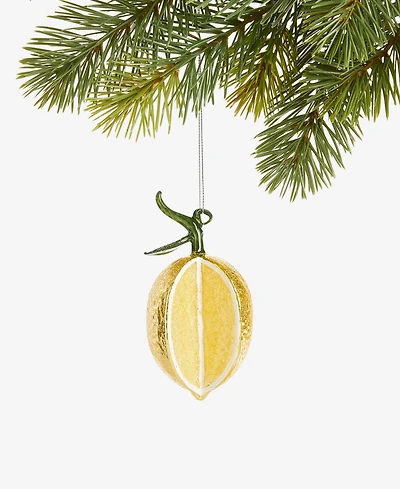 Holiday Lane Spirits Glass Lemon Ornament, Macy's Exclusive