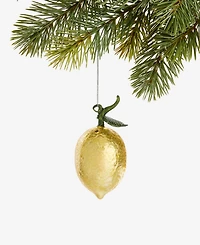 Holiday Lane Spirits Glass Lemon Ornament, Macy's Exclusive