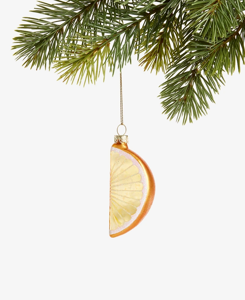 Holiday Lane Spirits Lemon Wedge Ornament, Macy's Exclusive