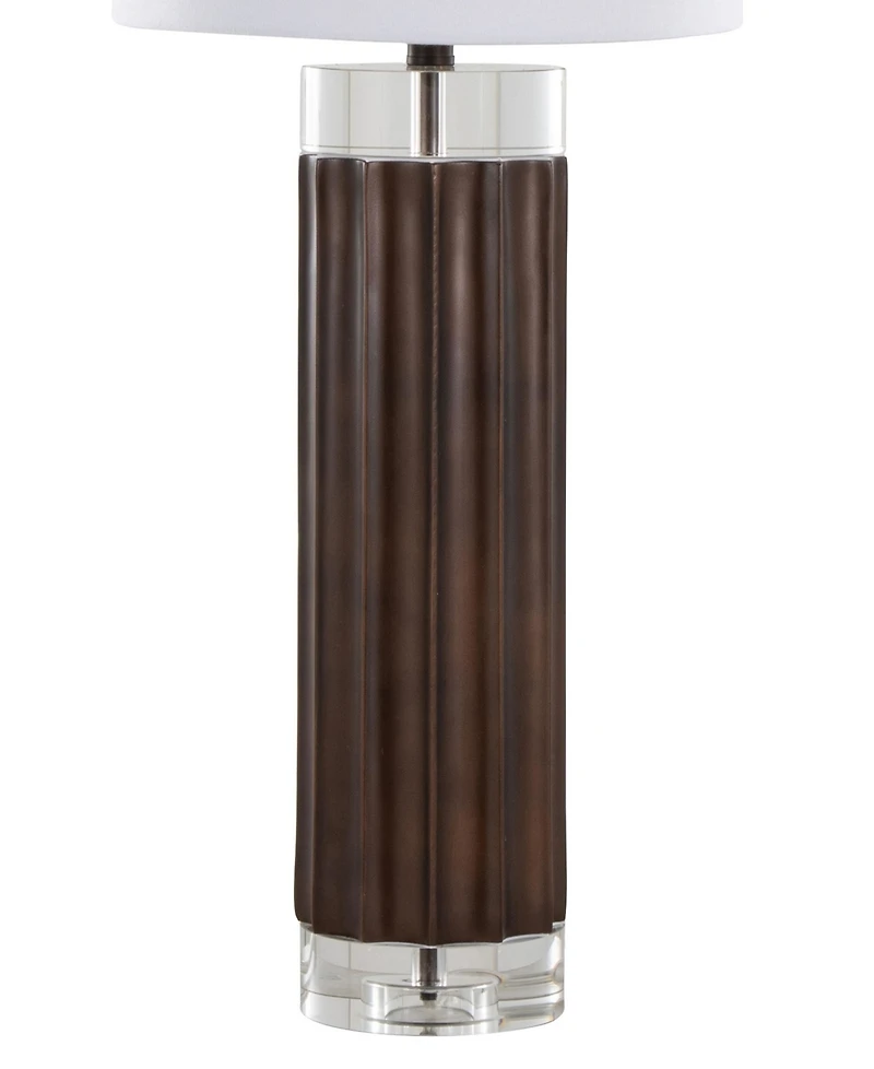 Lumisource 29.25" Polyresin Cylinder Table Lamp, Set of 2