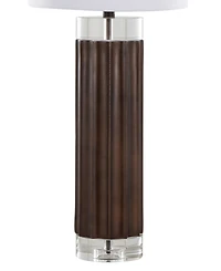 Lumisource 29.25" Polyresin Cylinder Table Lamp, Set of 2