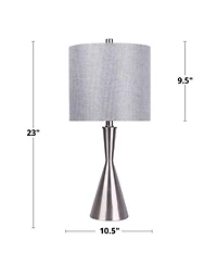 Lumisource 23" Metal Gemma Contemporary Table Lamp, Set of 2