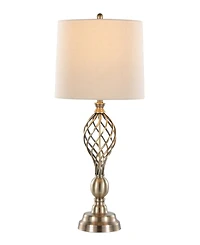 Lumisource 29" Metal Linx Twist Contemporary Table Lamp, Set of 2