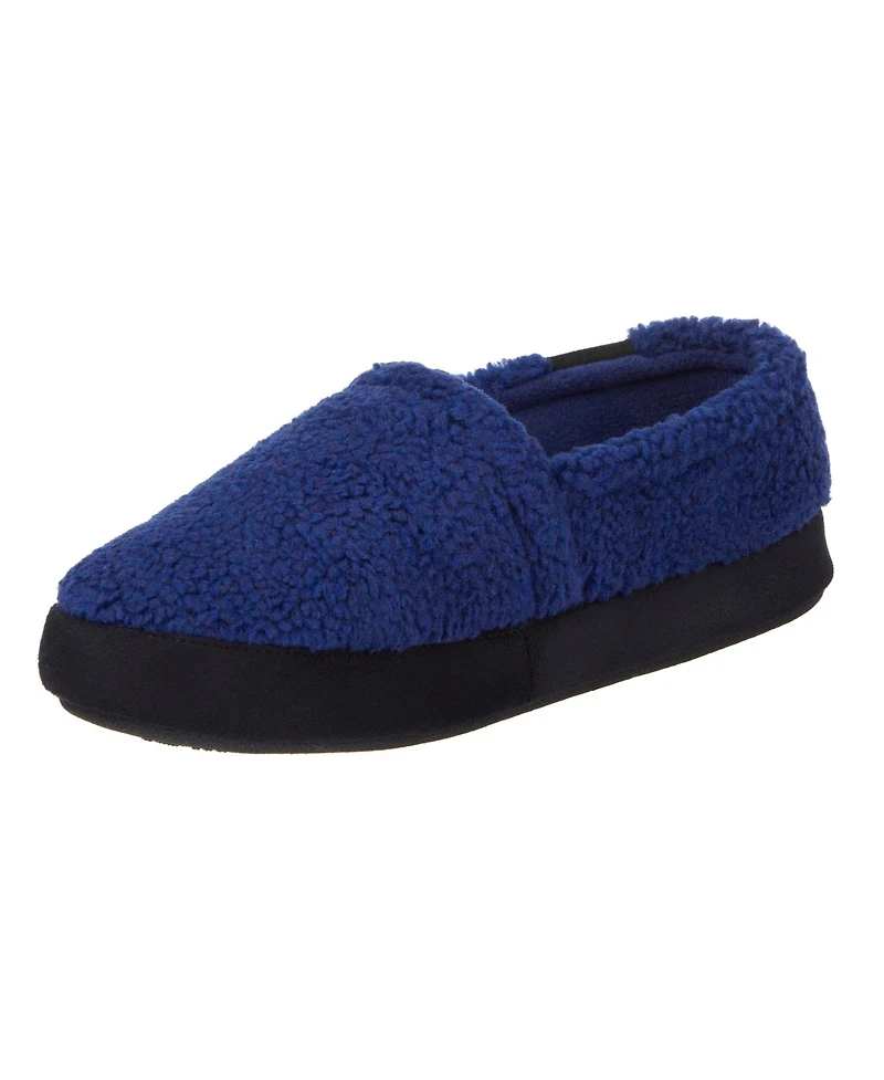 Isotoner Men's Berber Closed Back Slippers