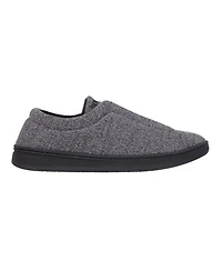 Isotoner Men's Heathered Knit Brady Closed Back Slippers
