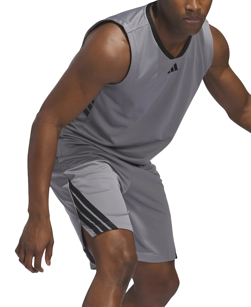 adidas Men's Bball Logo Graphic Tank Top