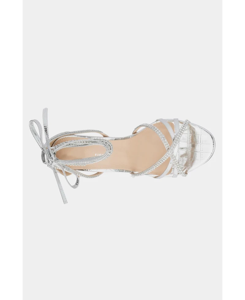 Gem Strap Heels - Wide Width