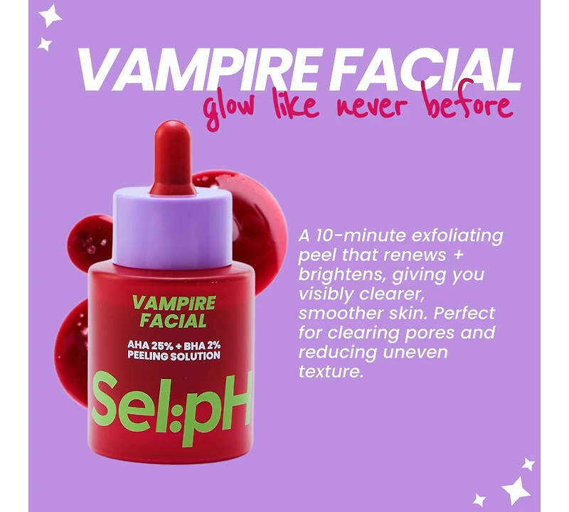 Vampire Facial Aha 25% + Bha 2% Peeling Solution