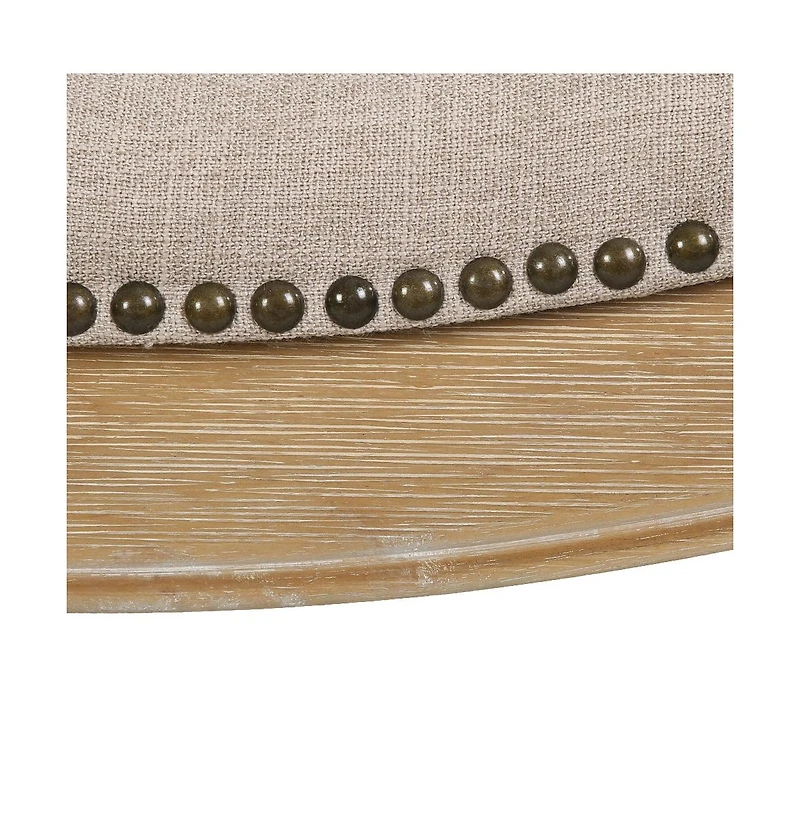 Solid Wood Bar Stool Backless Design for Counter or Bistro Seating