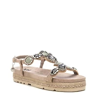 Women's Flat Suede Sandals By Xti
