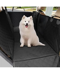 Bingopaw Dog Car Seat Cover With 2 Pockets & Window for Pet Safety