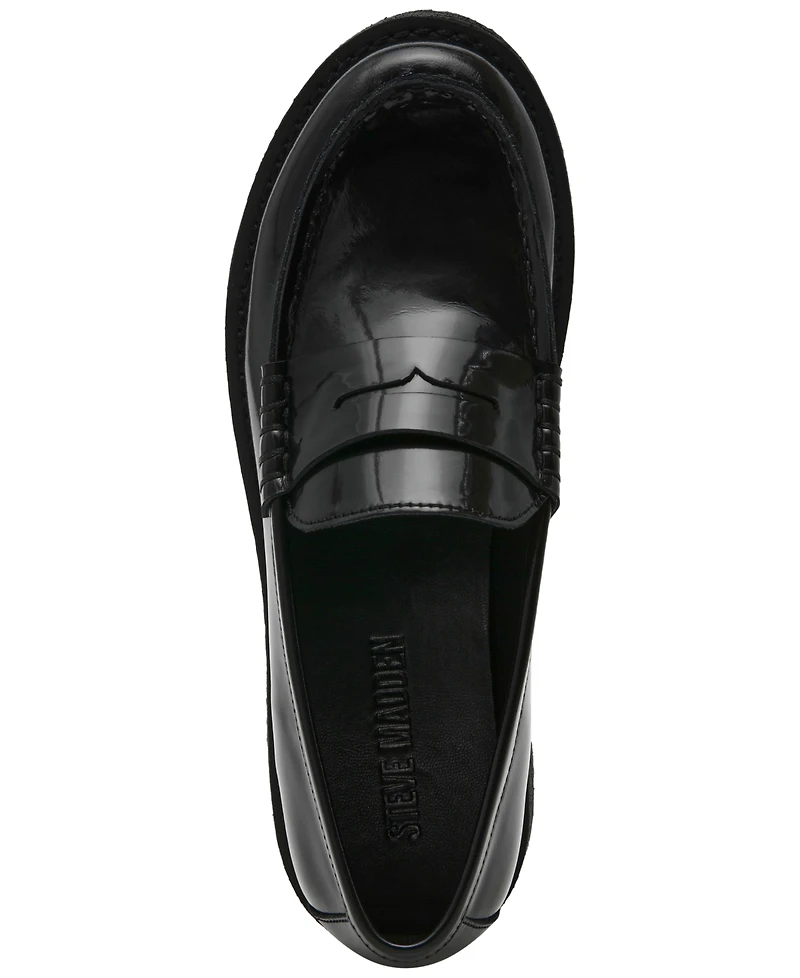 Steve Madden Women's Langsten Lug-Sole Tailored Loafers