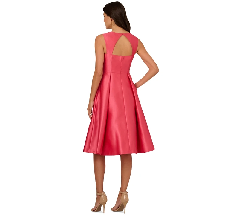 Adrianna Papell Women's Sweetheart-Neck Fit & Flare Dress