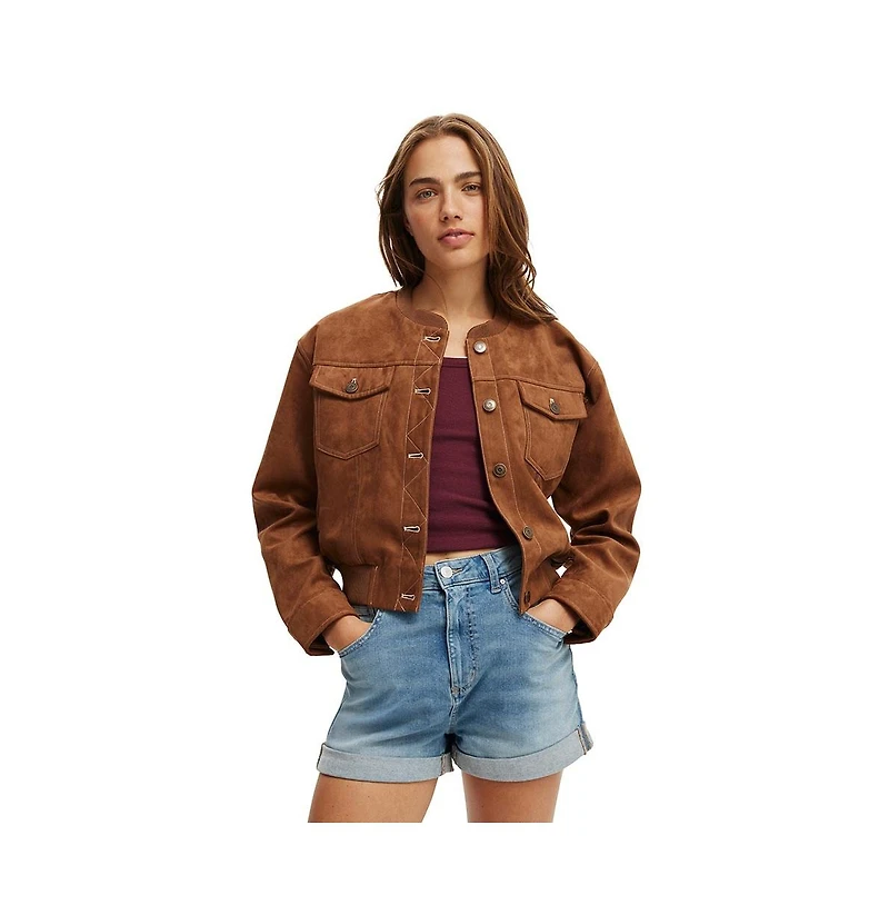 Cotton On Women's High Rise Micro Denim Short