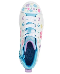 Skechers Toddler Girls Twinkle Toes: Sparks - Cloud Cutie Light-Up Fastening Strap Casual Sneakers from Finish Line