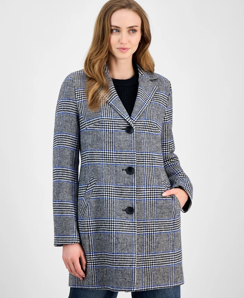 Maralyn & Me Juniors' Single-Breasted Walker Coat