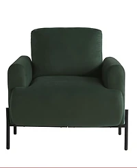 Lifestyle Solutions 35.3" Velvet Kyoto Accent Chair