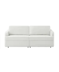 Serta 91.3" Polyester Medford Convertible Sofa