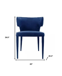 Velvet Wrapped Dining Chair for Stylish Kitchen or Dining Room Seating