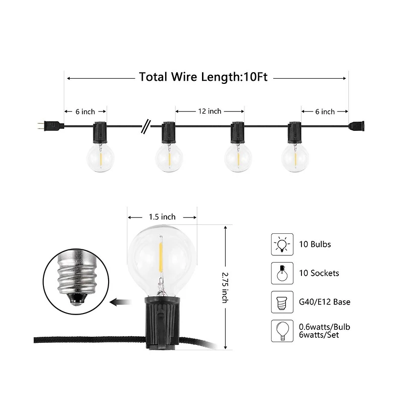 Leigh Led Outdoor String Light