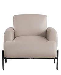 Lifestyle Solutions 35.3" Velvet Kyoto Accent Chair