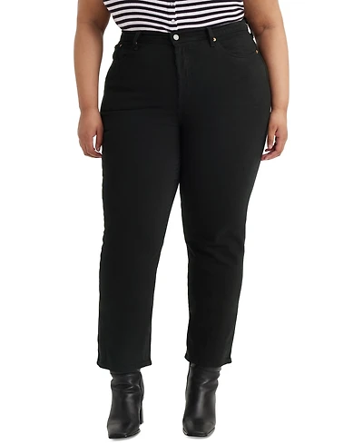 Levi's Plus Wedgie High-Rise Straight-Leg Jeans