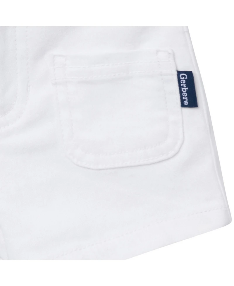 Gerber Toddler Girls Twill Shorts