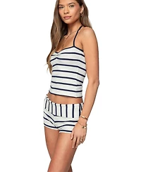 Edikted Women's Lorenza Striped Halter Top